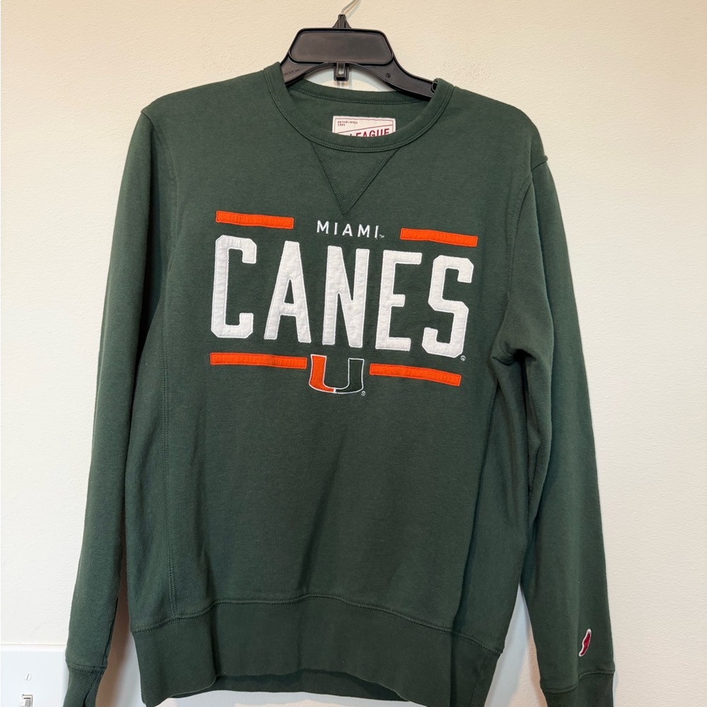 League Miami Canes Men's Sweater